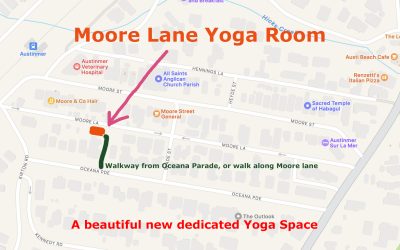 The new Moore Lane Yoga Room